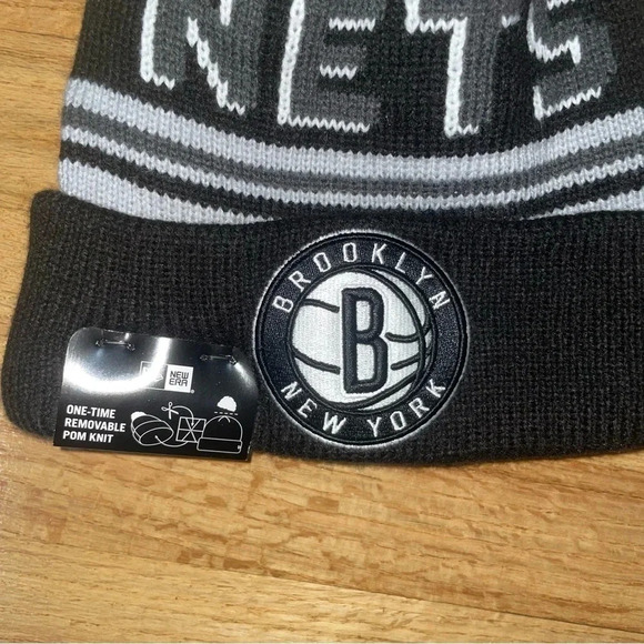 Brooklyn Nets Knit Snow Cap - Picture 3 of 5